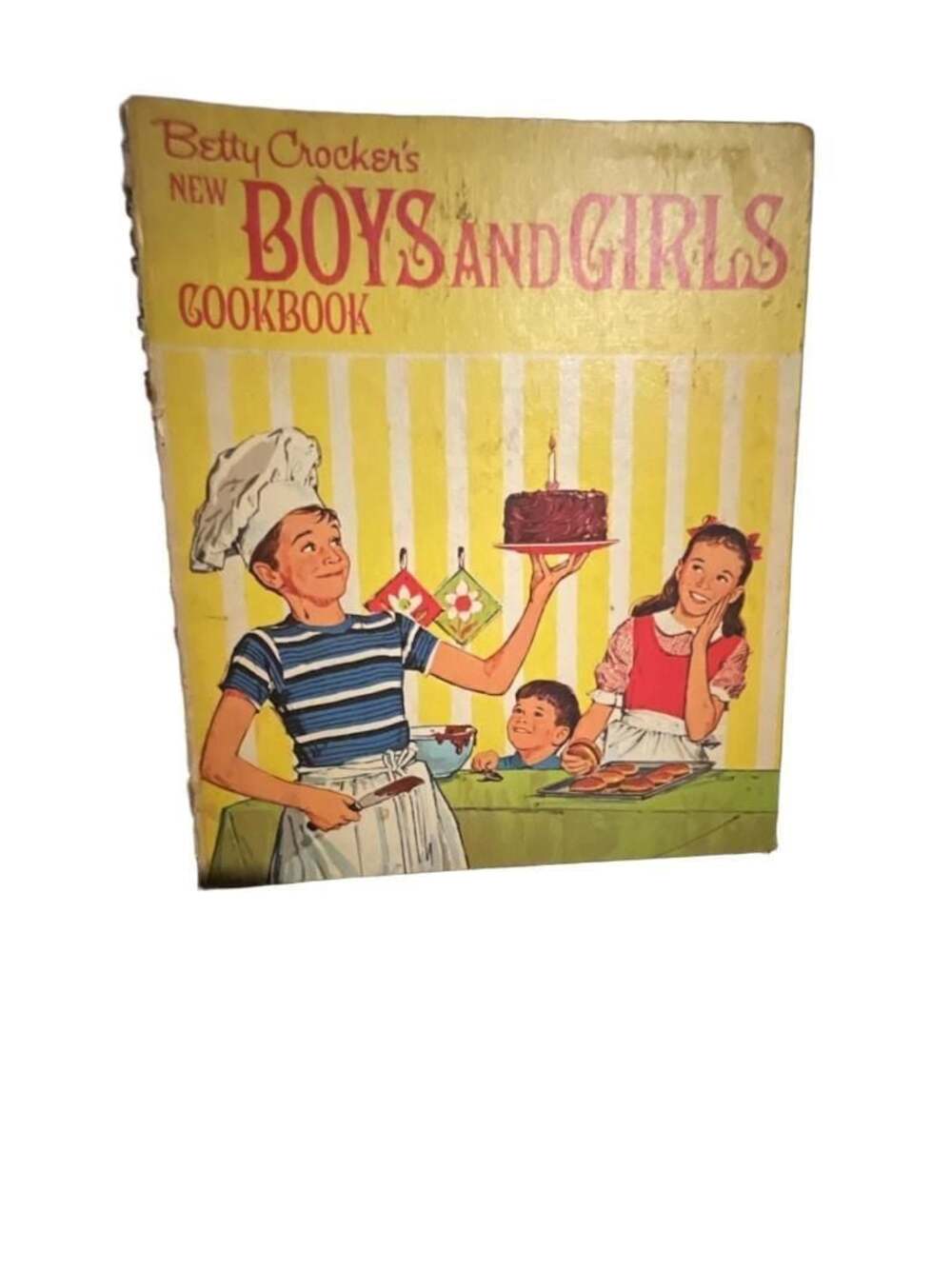 Vintage 1965 Betty Crocker's New Boys and Girls Cookbook Spiral Bound Hardcover